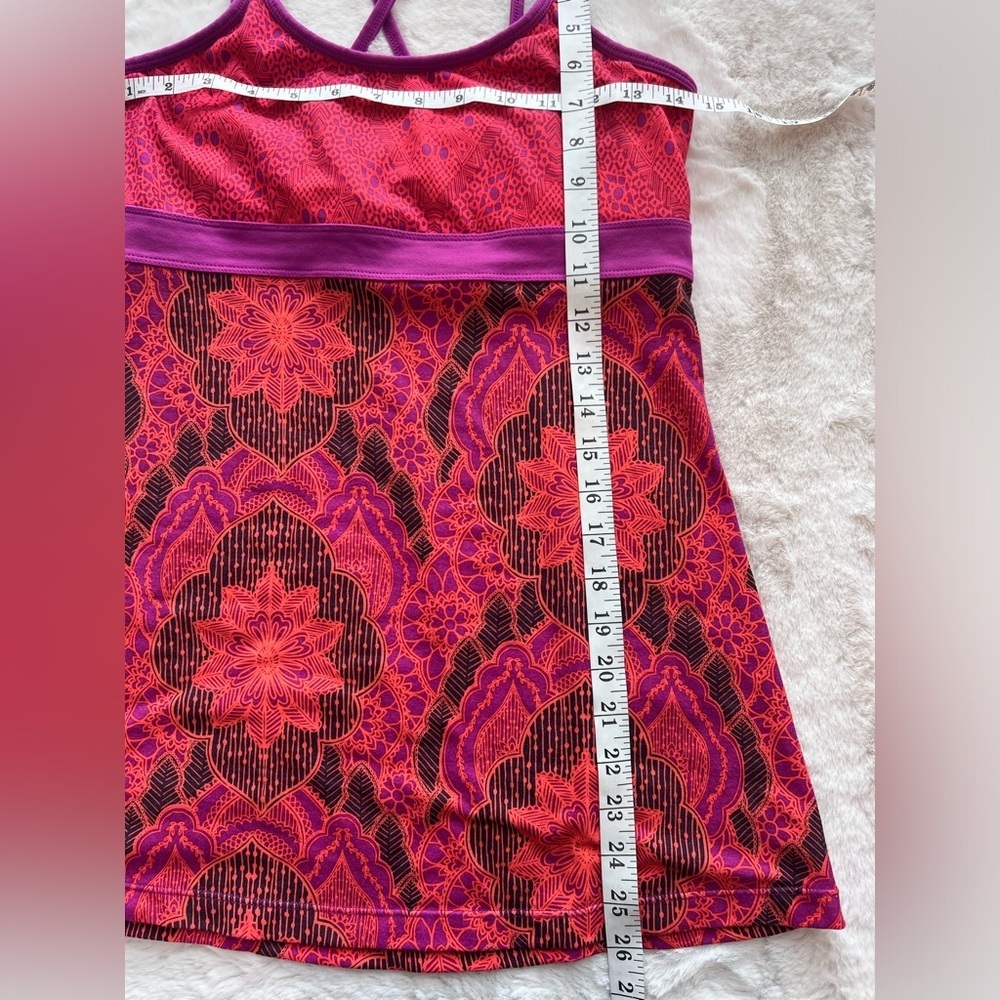 Prana Breathe Crisscross Back Tank Top in Red Size Small - Picture 6 of 8
